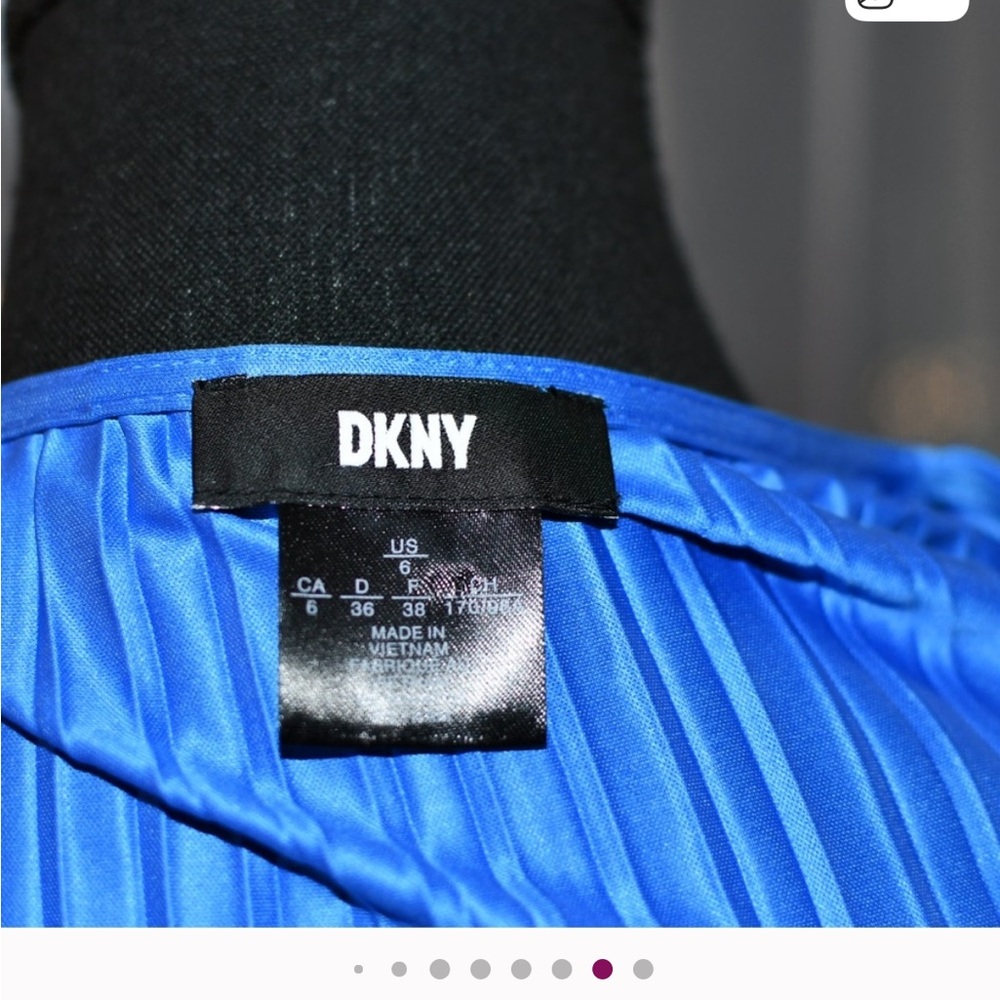 DKNY Women's Vibrant Blue Midi Dress - Picture 11 of 12